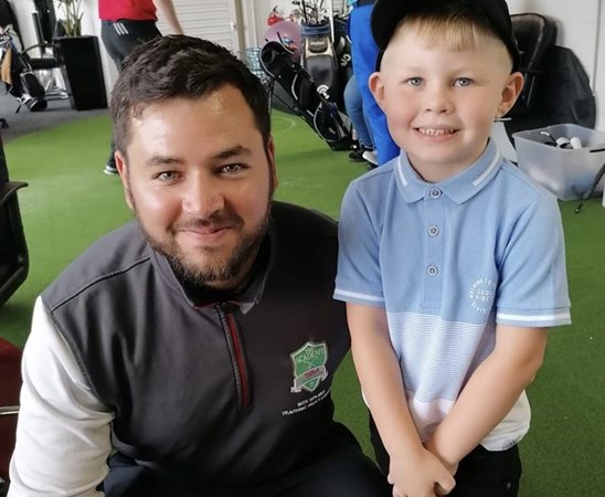 George Hughes with Nick Holmes