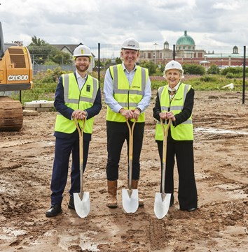 Ben Townsend, James Whittaker and Cllr Liz Patel