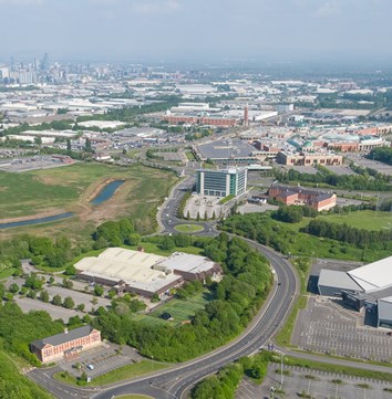 TraffordCity from the air